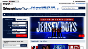What Boxoffice.telegraph.co.uk website looked like in 2015 (9 years ago)