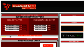 What Bloger-hr-betting.com website looked like in 2015 (9 years ago)