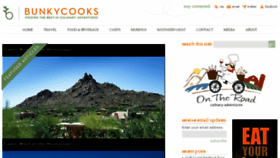 What Bunkycooks.com website looked like in 2015 (9 years ago)
