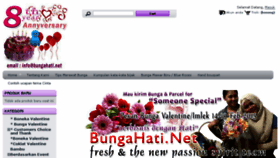 What Bungahati.net website looked like in 2015 (9 years ago)
