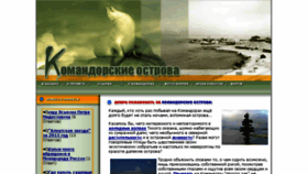 What Beringisland.ru website looked like in 2015 (9 years ago)