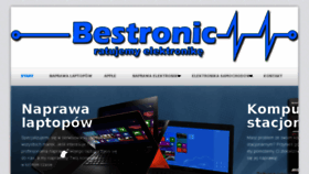What Bestronic.pl website looked like in 2015 (9 years ago)