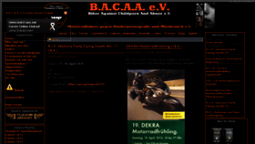 What Bacaa.de website looked like in 2015 (9 years ago)
