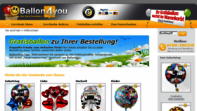 What Ballon4you.de website looked like in 2015 (9 years ago)