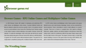 What Browsergamesmd.com website looked like in 2015 (9 years ago)