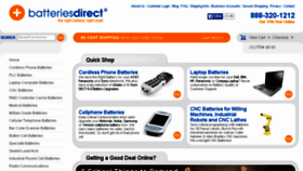 What Batteriesdirect.com website looked like in 2015 (9 years ago)