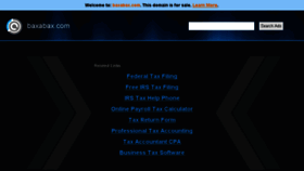 What Baxabax.com website looked like in 2015 (9 years ago)