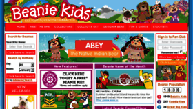 What Beaniekids.com website looked like in 2015 (9 years ago)