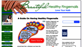 What Beautiful-healthy-fingernails.com website looked like in 2015 (9 years ago)
