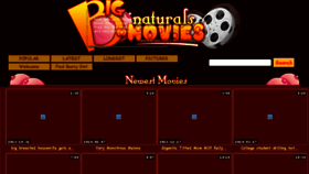 What Bignaturals-movies.com website looked like in 2015 (9 years ago)