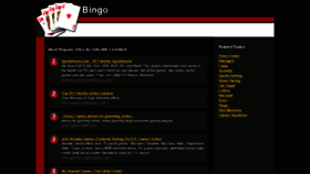 What Binog.com website looked like in 2015 (9 years ago)