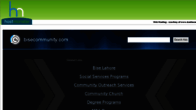 What Bisecommunity.com website looked like in 2015 (9 years ago)