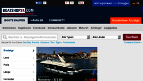 What Boatshop24.de website looked like in 2015 (9 years ago)