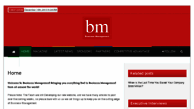 What Busmanagement.com website looked like in 2015 (9 years ago)