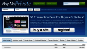 What Buymeprivate.com website looked like in 2015 (9 years ago)