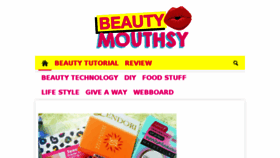 What Beautymouthsy.com website looked like in 2015 (9 years ago)