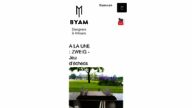 What Byam.fr website looked like in 2015 (9 years ago)