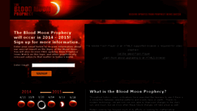 What Bloodmoonprophecy.com website looked like in 2015 (9 years ago)