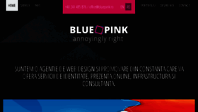 What Bluepink.ro website looked like in 2015 (9 years ago)