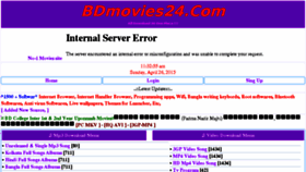 What Bdmovies24.com website looked like in 2015 (9 years ago)
