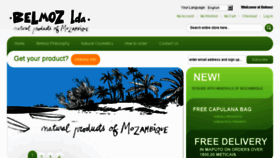 What Belmoz.com website looked like in 2015 (9 years ago)