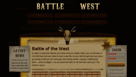What Battleofthewest.com website looked like in 2015 (8 years ago)