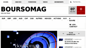 What Boursomag.com website looked like in 2015 (8 years ago)