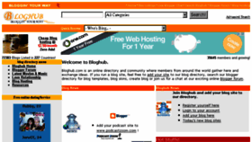 What Bloghub.com website looked like in 2015 (8 years ago)