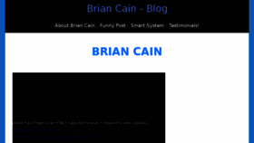 What Blog.cainbrian.com website looked like in 2015 (9 years ago)