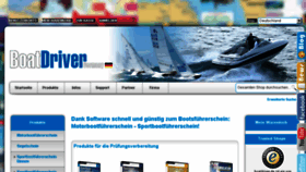 What Boatdriver.de website looked like in 2015 (8 years ago)