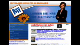 What Bau-pr.com website looked like in 2015 (8 years ago)