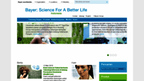What Bayer.co.id website looked like in 2015 (8 years ago)