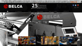 What Belca.es website looked like in 2015 (8 years ago)