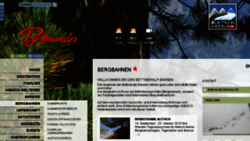 What Bettmeralpbahnen.ch website looked like in 2015 (8 years ago)