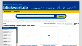 What Blickwert.de website looked like in 2015 (8 years ago)
