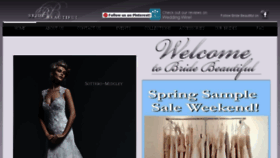 What Bridebeautifulinc.com website looked like in 2015 (8 years ago)