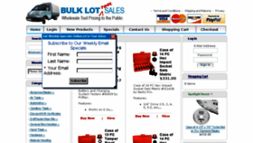 What Bulklotsales.com website looked like in 2015 (8 years ago)
