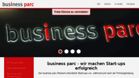 What Businessparc.ch website looked like in 2015 (8 years ago)