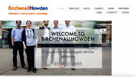 What Birchenallhowden.co.uk website looked like in 2015 (9 years ago)