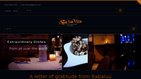 What Babaluu.com website looked like in 2015 (8 years ago)