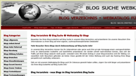 What Blog-suche.info website looked like in 2015 (8 years ago)
