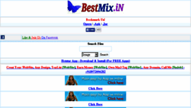 What Bestmix.in website looked like in 2015 (8 years ago)