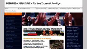 What Betriebsausflug.biz website looked like in 2015 (8 years ago)