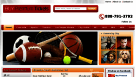 What Buypremiumtickets.com website looked like in 2015 (8 years ago)
