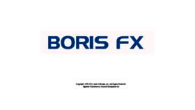 What Borisfx.jp website looked like in 2015 (8 years ago)