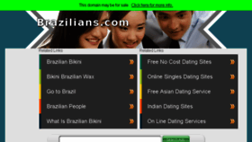 What Brazilians.com website looked like in 2015 (8 years ago)