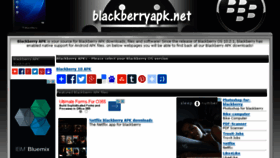What Blackberryapk.net website looked like in 2015 (8 years ago)