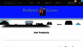 What Backpackcorner.com website looked like in 2015 (8 years ago)