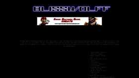 What Blisswolff.com website looked like in 2011 (13 years ago)