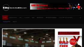 What Basketballelite.com website looked like in 2015 (8 years ago)